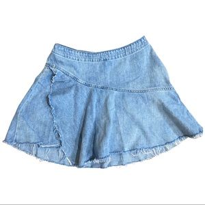 Free people denim skirt